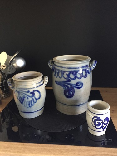 Ancien pot saloir - (lot,