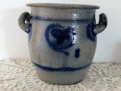 Ancien pot saloir grès - pot/saloir,