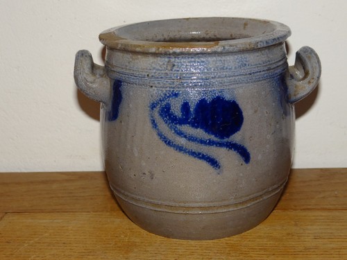Ancien pot sel graisse en - à,